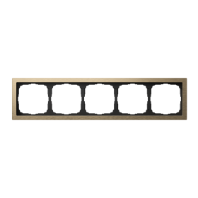Systeme Electric ArtGallery Pure Металл Латунь Рамка 5-ая