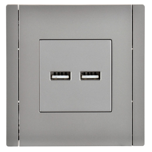 FORTE&PIANO Роз. USB A+A 3,1А FP549 ст. IEK