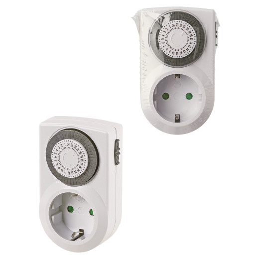 Таймер розеточный ТРМ-Н-01-30мин/24ч-10А (суточный) упак.-термоусад.пленка 