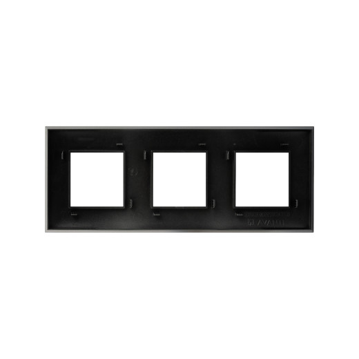 Рамка 3 поста (6 мод.), Avanti, сине-зеленый жемчуг