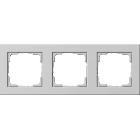 Gira E2 Сер матовый Рамка 3-ая