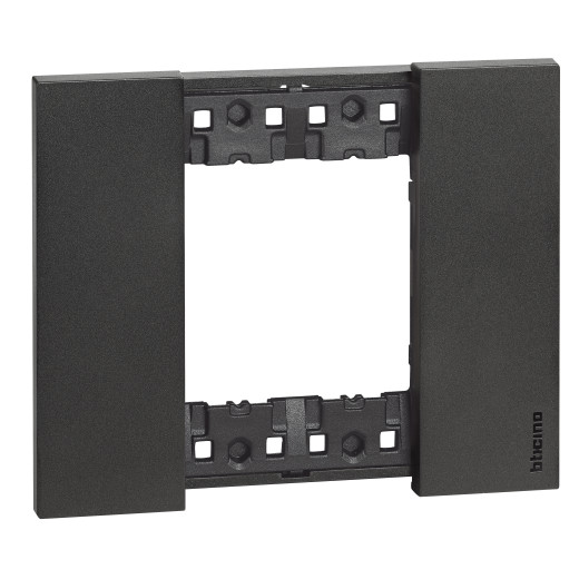 LIVING NOW. Декоративная рамка 2 модуля.Цвет Черный.