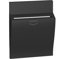 BT Living now Черный Лицевая панель для карточного выключателя 3 мод.