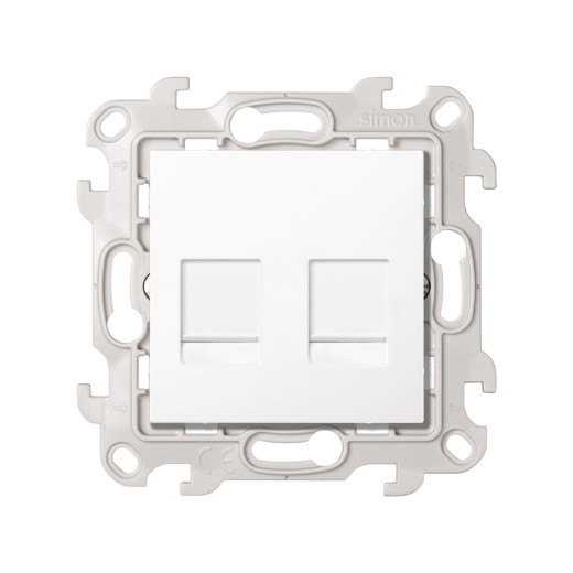 Розетка 2хRJ45 кат. 5е UTP, белый