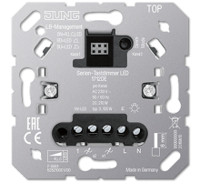 JUNG 1712DE Двухклавишный LED диммер универсальный