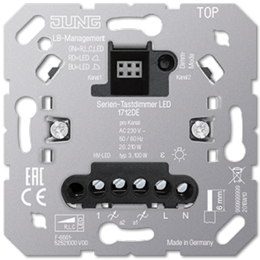 Двухклавишный LED диммер «универсальный»