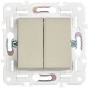SKANDY Выключ. 2-кл. прох. 10А SK-V05B беж. IEK