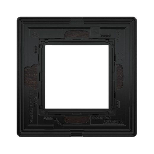 Рамка из натурального дерева 1 пост (2 мод.), Avanti, венге