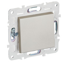 IEK SKANDY Шампань Выключатель 1-клавишный 10А SK-V01Sh