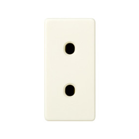 Simon 27 Мех Слоновая кость Розетка без заземления 2P, узкая, 16А 250В, S27