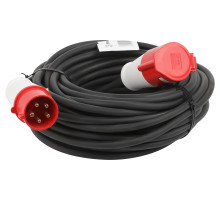 ЭРА Удлинитель силовой IND380-U-1e-5x2,5-10m-IP44 на 380В в бухте 1 розетка CEE 5P 10м КГ 5х2,5 32A IP44