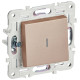 SKANDY Выключ. 1-кл. прох. с инд. 10А SK-V08Sa песоч. IEK