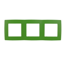 ЭРА 12-5003-27 Рамка на 3 поста, Эра12, зелёный (15/150/2400)