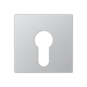 JUNG Крышка для выключателя с замком алюминий