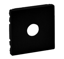 Legrand Valena LIFE Black. Лицевая панель для розеток ТВ. Антрацит..