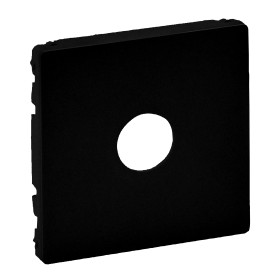 Legrand Valena LIFE Black. Лицевая панель для розеток ТВ. Антрацит..