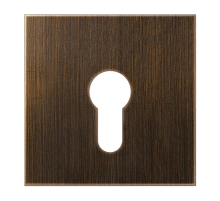 JUNG центральная плата для замка, латунь Antik