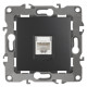 Розетка ЭРА Серия 12 12-3107-05 информационная RJ45 IP20 антрацит