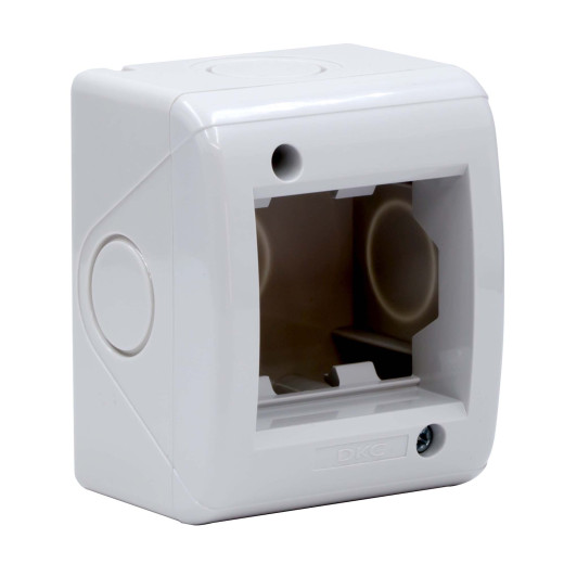 Модульная настен. коробка для эл/устан. изделий VIVA, IP40,2мод.