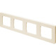 Рамка 4 поста - Legrand/Daccord Inspiria - слоновая кость