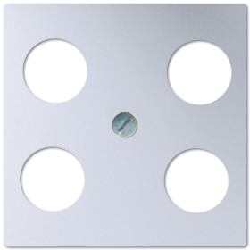 JUNG Крышка для SAT-TV-розетки с 4-мя гнездами алюминий