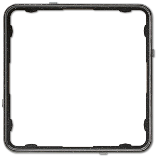 Внутренняя цветная рамка, черный металлик