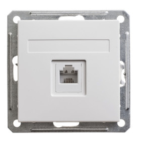 Systeme Electric Wessen 59 Бел Розетка ТЛФ 1-ая RJ11
