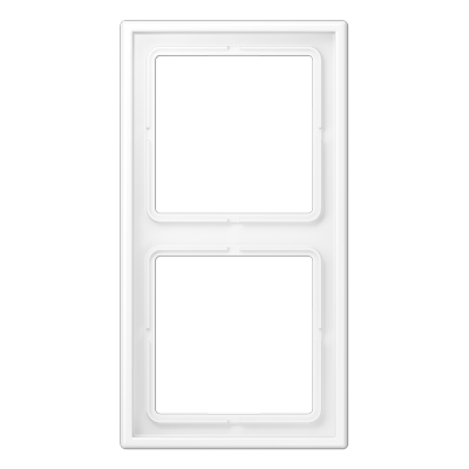 Рамка 2 поста, дюропласт, белый матовый