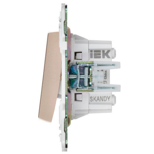 SKANDY Выключ. 2-кл. перекр. 10А SK-V06Sa песоч. IEK