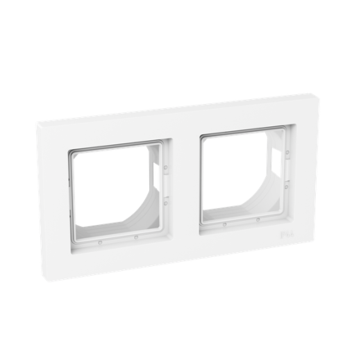 2 - местная рамка, IP44, белая, пластик Эпика EKF