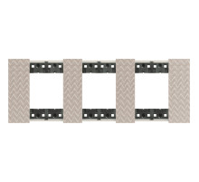 BT Living now Оптик Рамка немецкий стандарт 3 поста (2+2+2 мод).