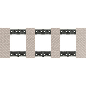 BT Living now Оптик Рамка немецкий стандарт 3 поста (2+2+2 мод).