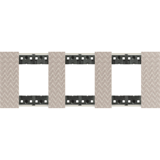 LIVING NOW. Декоративная рамка 3 поста (2+2+2 модуля).Цвет 