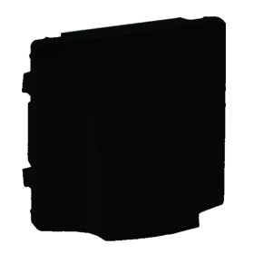 Legrand Valena LIFE Black. Лицевая панель для вывода кабеля. Антрацит..