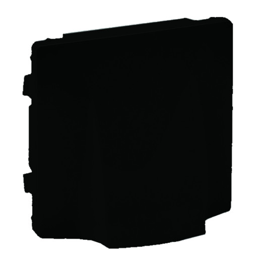 Valena LIFE. Лицевая панель для вывода кабеля. Антрацит.