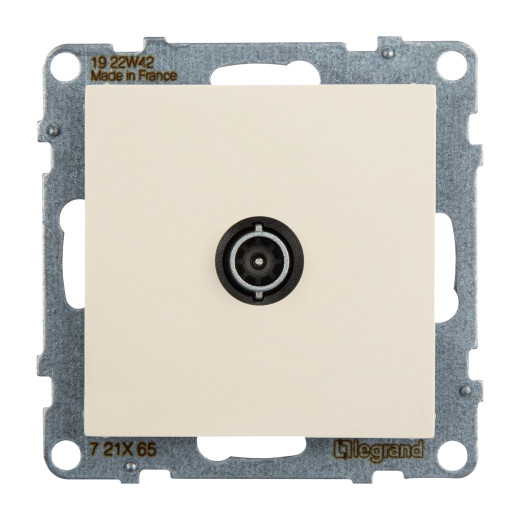 SUNO. Розетка ТВ проходная 1,5дБ/14дБ 0-2400 МГц. Цвет 