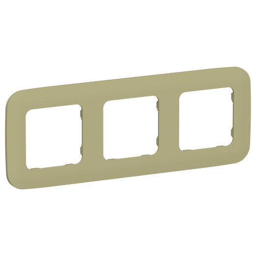 FLITE Рамка 3-мест. РУ-3-А-ФлО ол. IEK