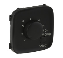 Legrand Valena ALLURE Антрацит Накладка регулятора теплого пола.