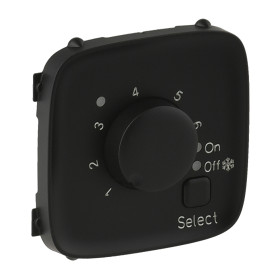 Legrand Valena ALLURE Антрацит Накладка регулятора теплого пола.