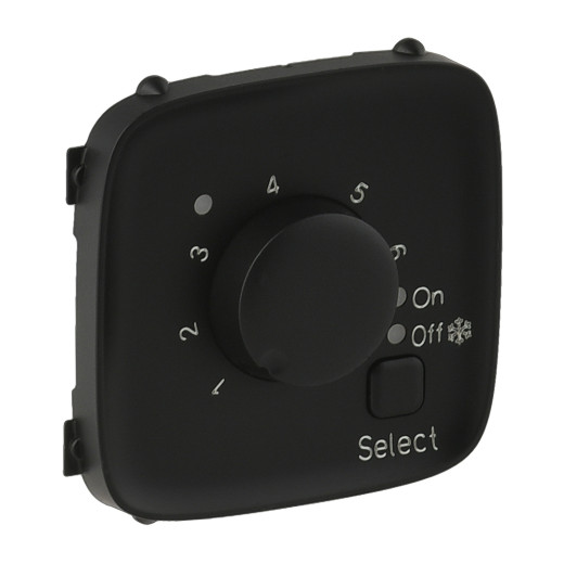 Valena ALLURE.Лицевая панель для термостата для теплых полов.Антрацит