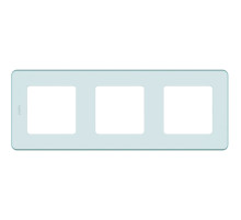 Legrand/Daccord INSPIRIA Мятный Рамка - 3 поста.
