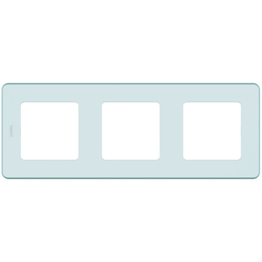 Рамка 3 поста - Legrand/Daccord Inspiria - мятный