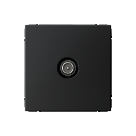 Systeme Electric ArtGallery Карбон TV Розетка проходная 4DB, механизм