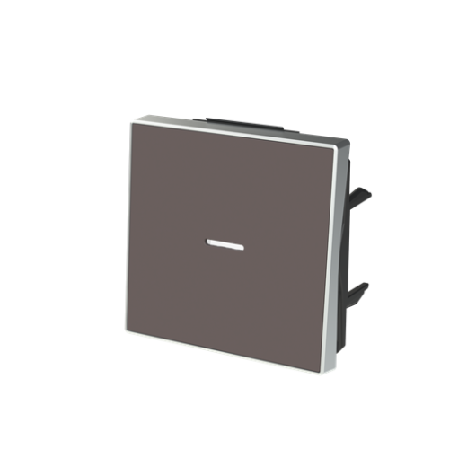 Клавиша для 1-клавишных выключателей/переключателей/кнопок с линзой подсветки, серия SKY, цвет Тауп