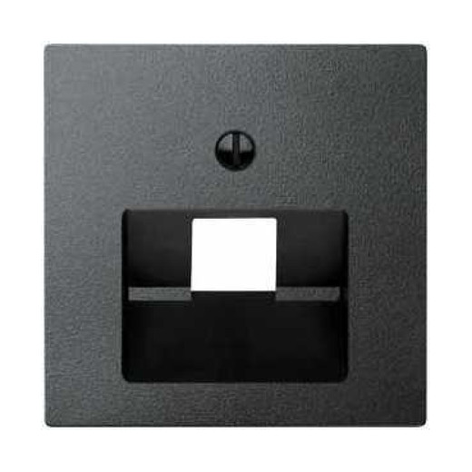 MERTEN ЦЕНТР.ПЛАТА д/розетки RJ45, 1 пост, АНТРАЦИТ, SM