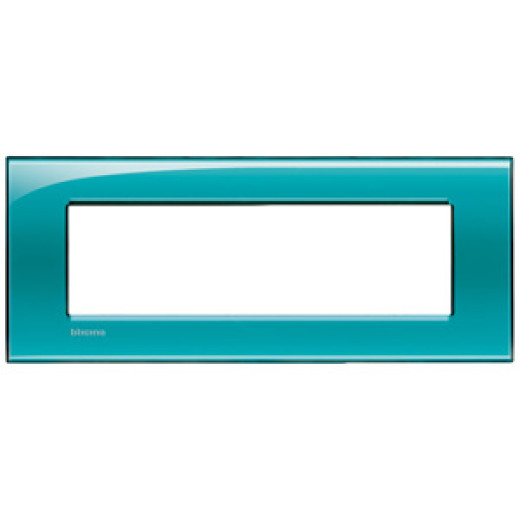 Livinglight Рамка прямоугольная, 7 модулей, цвет зелёный