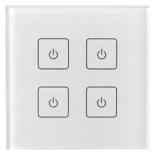 INTELLIGENT ARLIGHT Сенсорная панель DALI-901-11-ADDR-DIM-DT6-IN White (BUS) (IARL, IP20 Пластик, 3 года)