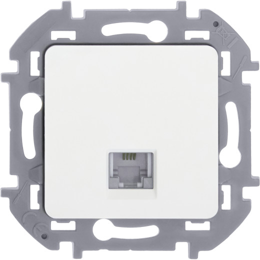 Розетка телефонная RJ11 - Legrand/Daccord Inspiria - белый