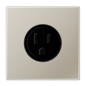 JUNG Штепсельная розетка, нержавеющая сталь