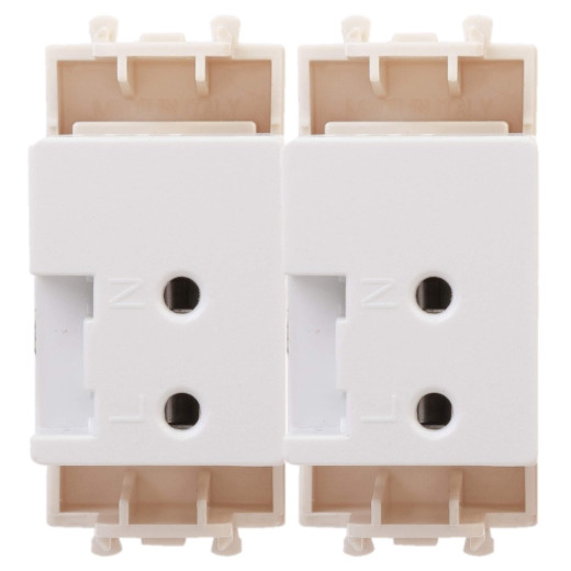 USB зарядное устройство модульное 2.1 А, Avanti, ванильная дымка, 2 модуля